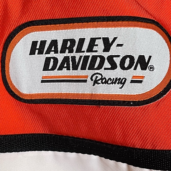 Harley Davidson Women’s White Nylon Riding Jacket Vintage - Picture 7 of 10